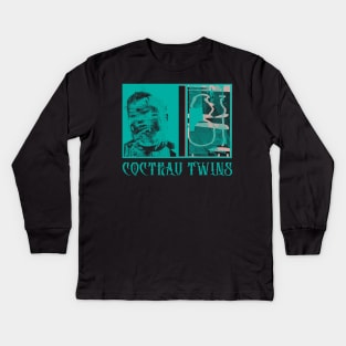 Cocteau Twins / 80s Styled Aesthetic Artwork Kids Long Sleeve T-Shirt